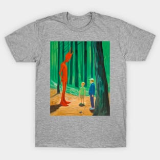 Wanna Play Catch - Plain Illustration T-Shirt